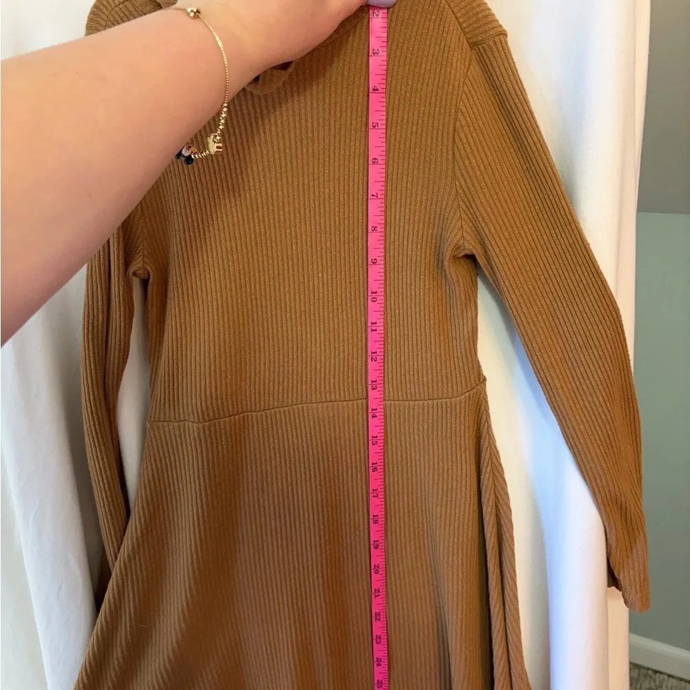 GAP Kids Brown Cowl Neck Sweater Dress size 6/7 small